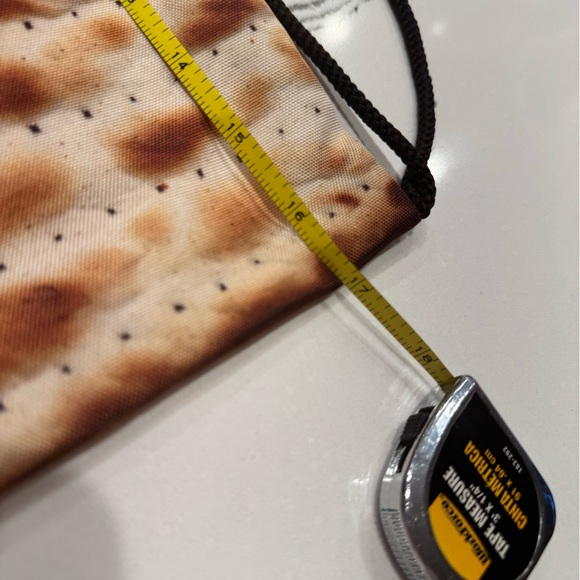 NWOT Matzah Drawstring Bag Backpack and gently used Shmutzy Girl Book - Picture 8 of 12